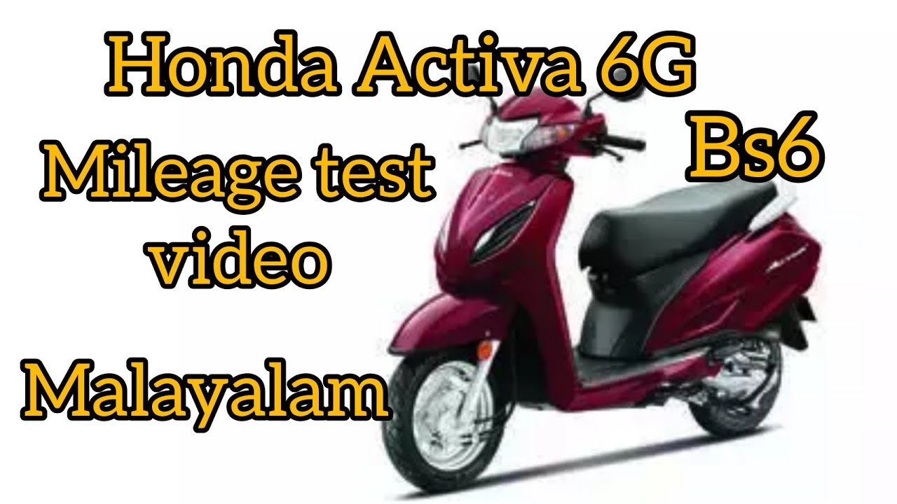 Honda Activa 6G bs6     mileage test video Malayalam