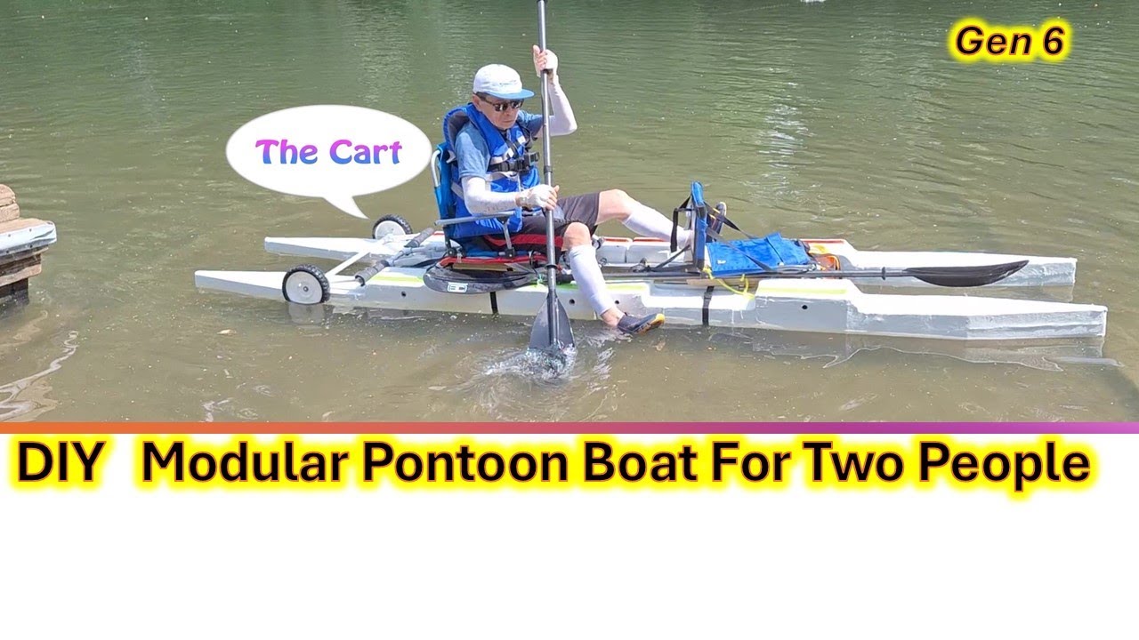 DIY Modular Pontoon Boat For Two People