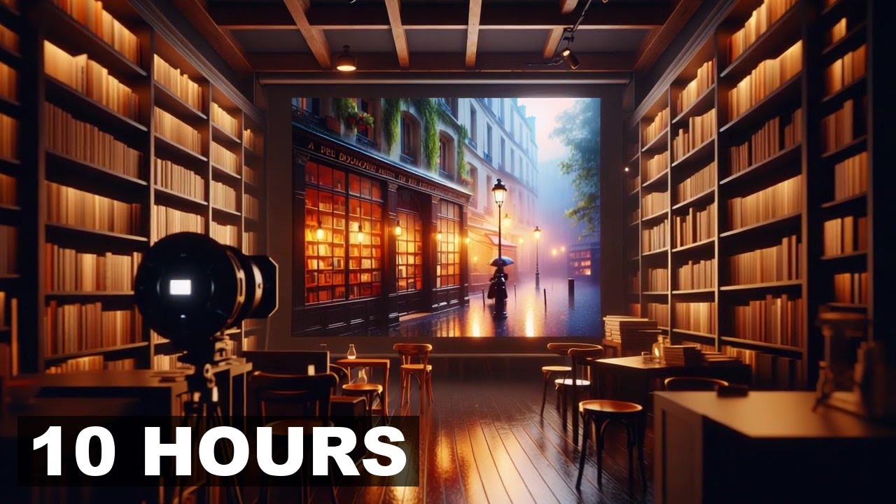 POV you're resting on a plush sofa in a bookshop hidden in the catacombs. - whispers of wind Ambienc