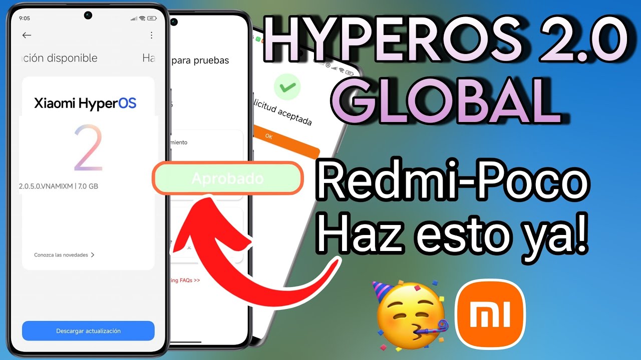RECIBE HYPEROS 2.0 GLOBAL EN TU XIAOMI DE INMEDIATO | REGISTRATE!🤩