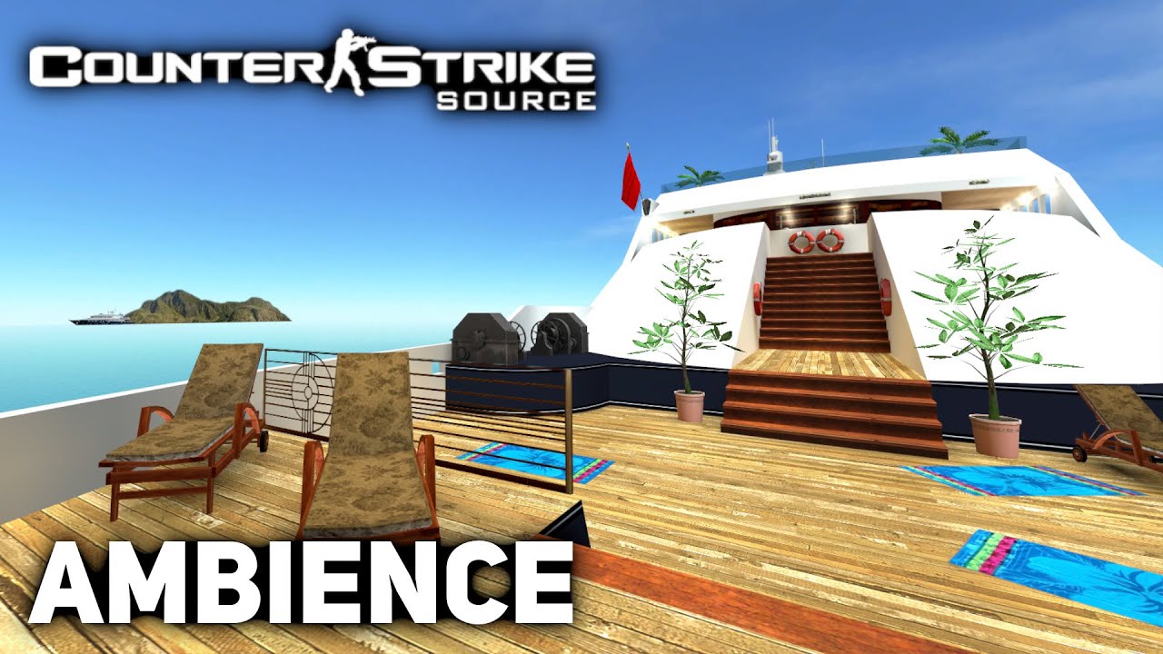 Counter-Strike: Source - cs_meridian | Calm Peaceful Relaxing Game Ambience - 1 Hour
