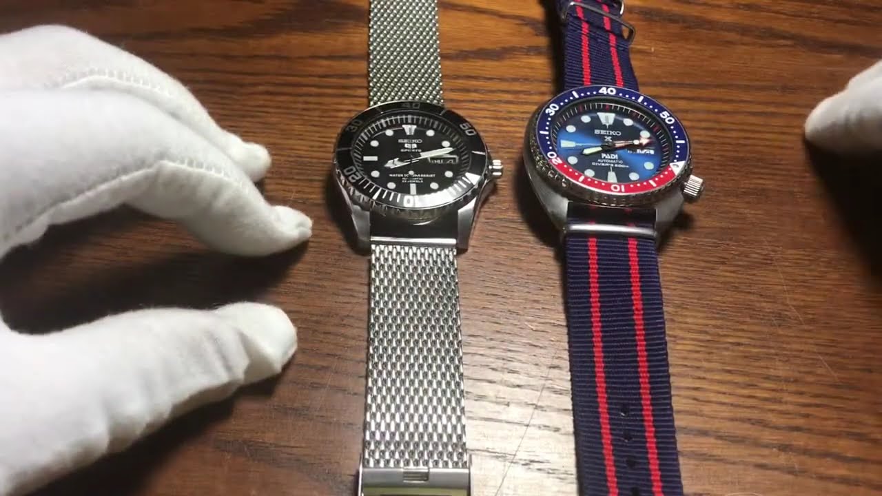 Battle of the Seiko Divers-  Seiko 5 vs. Seiko Turtle 🐢