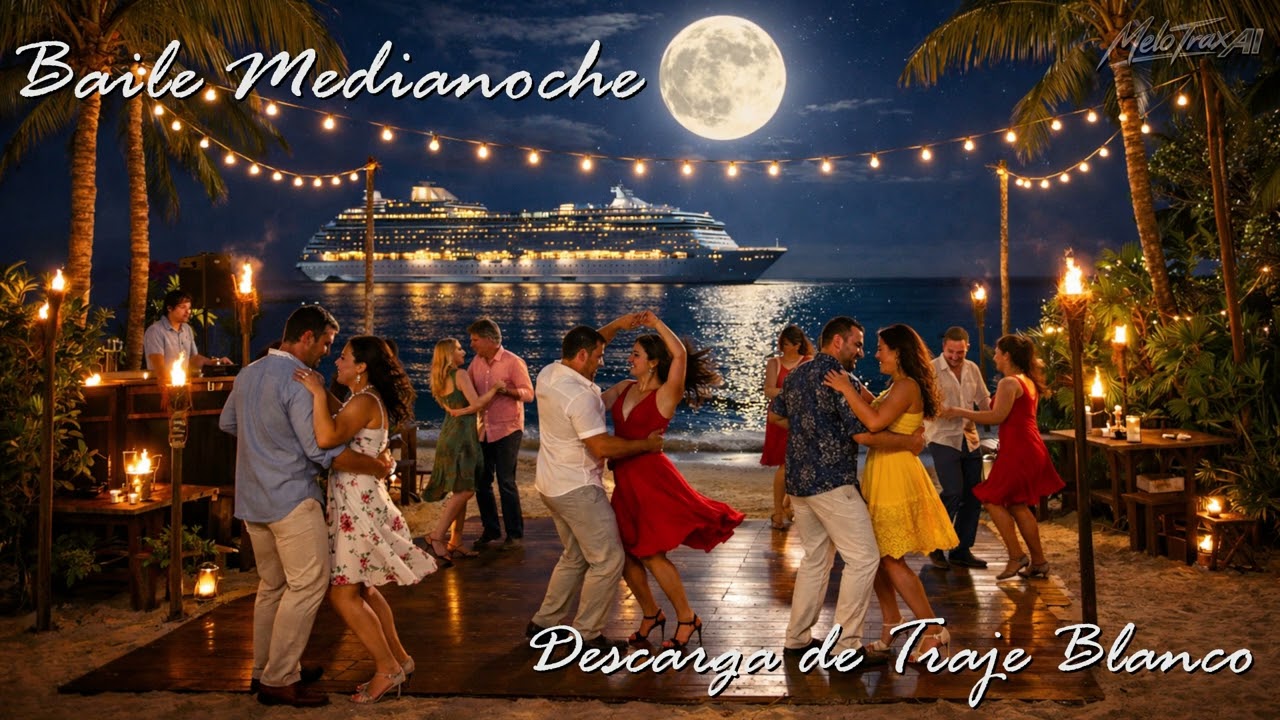 Descarga de Traje Blanco | Baile Medianoche