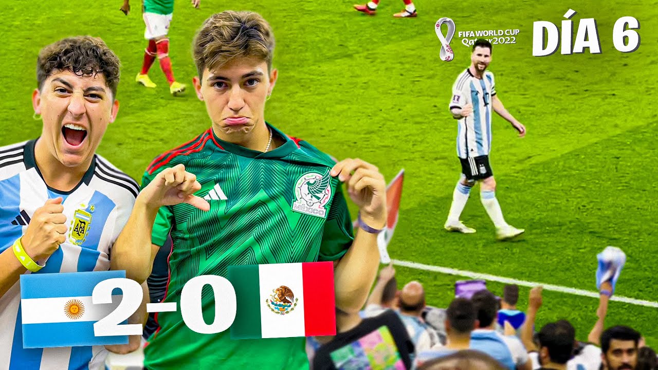 ASÍ VIVIMOS la VICTORIA de ARGENTINA vs MÉXICO en el ESTADIO *MESSI es INCREÍBLE*