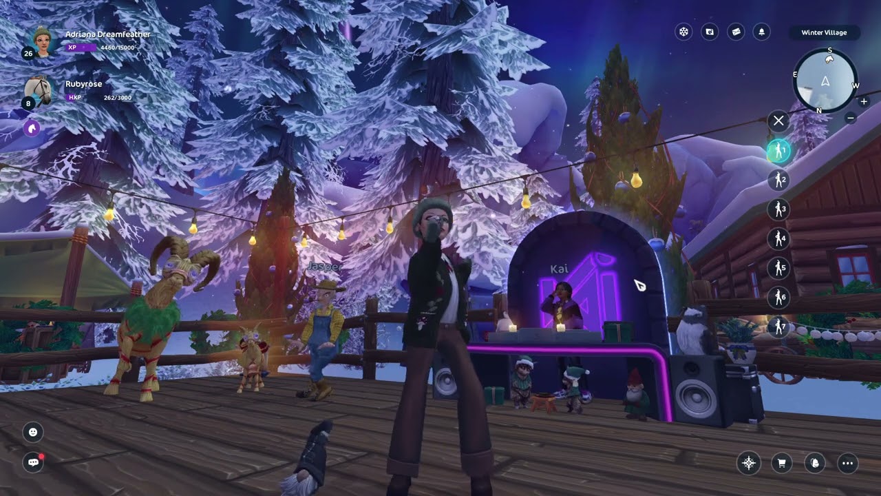 Welcome to the Christmas Village dance