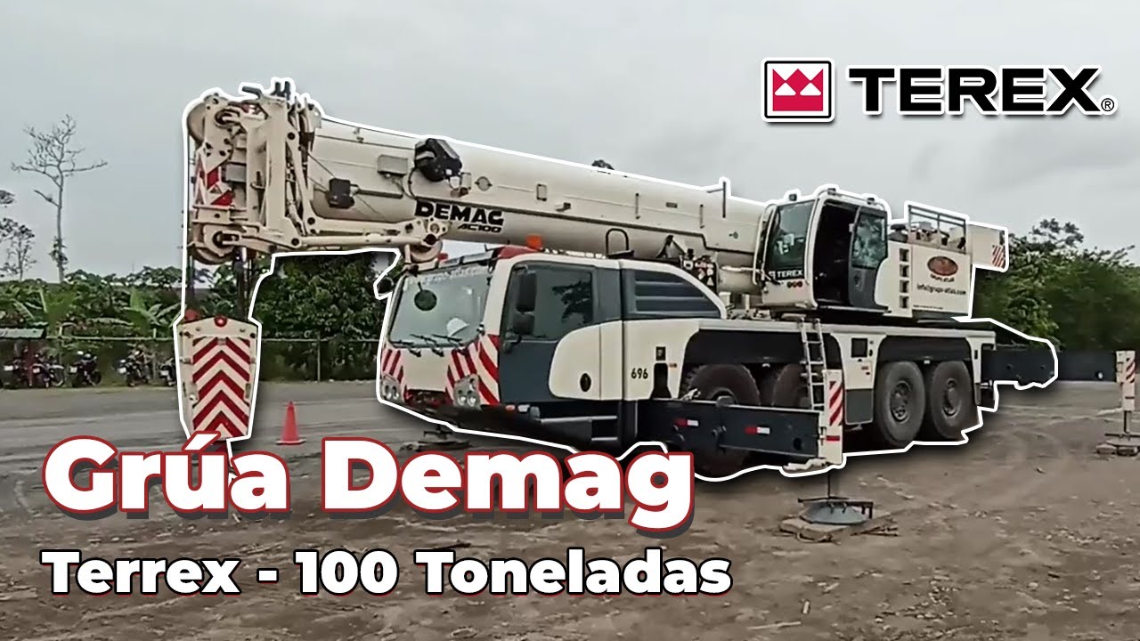 Grúa de 100 Toneladas Terex - Demag | Grupo Atlas