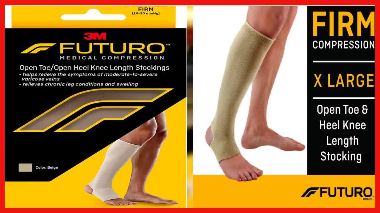 FUTURO™ Open-Toe/Open Heel Compression Stockings: Comfort and Support You Can Count On