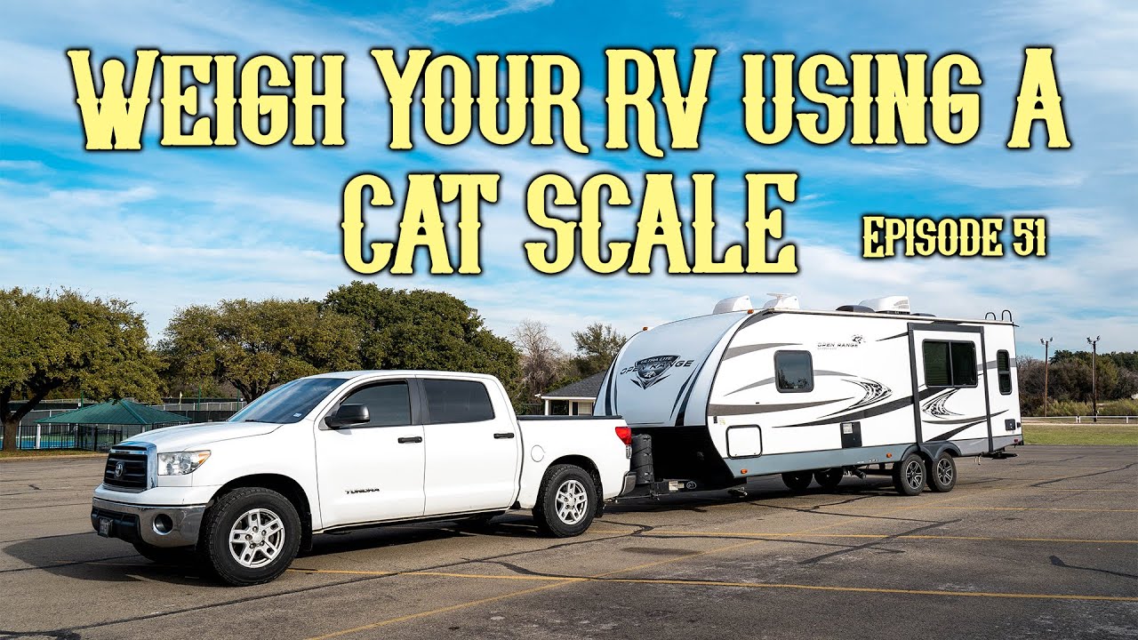 Weigh your RV using a CAT Scale