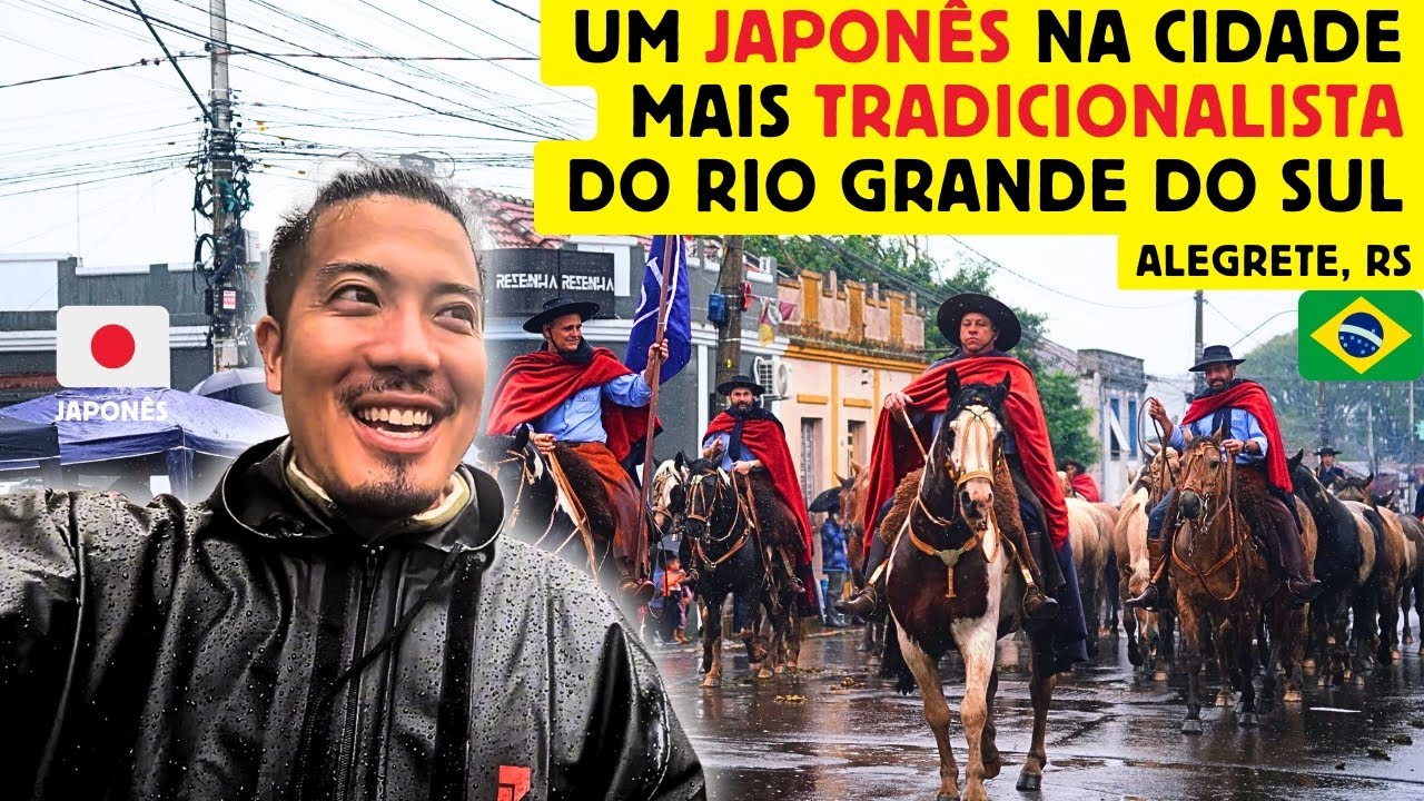 Um japonês na cidade mais tradicionalista do Rio Grande do Sul, Alegrete.