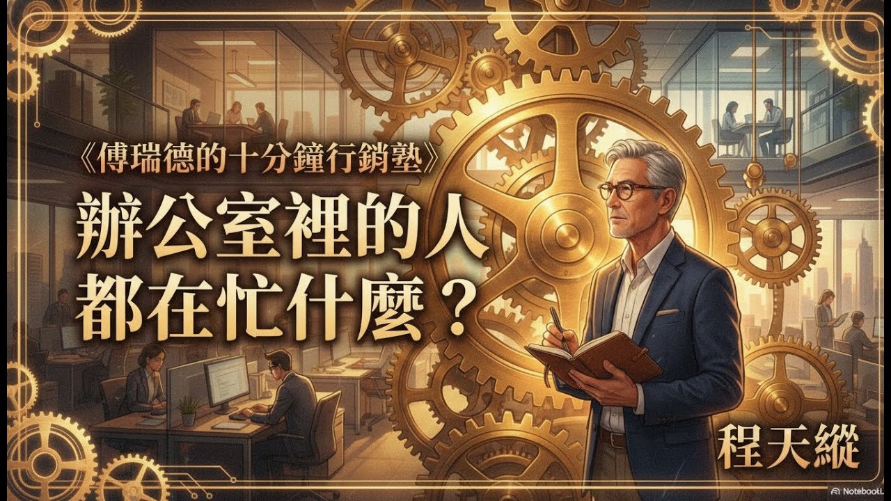辦公室裡的人都在忙什麼？ | #傅瑞德的十分鐘行銷塾