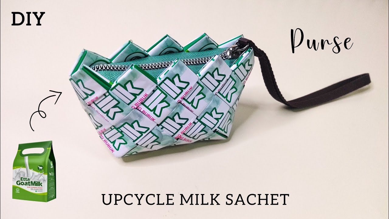 Плетеная сумка из молочных пакетов своими руками (для начинающих) | Урок по плетению