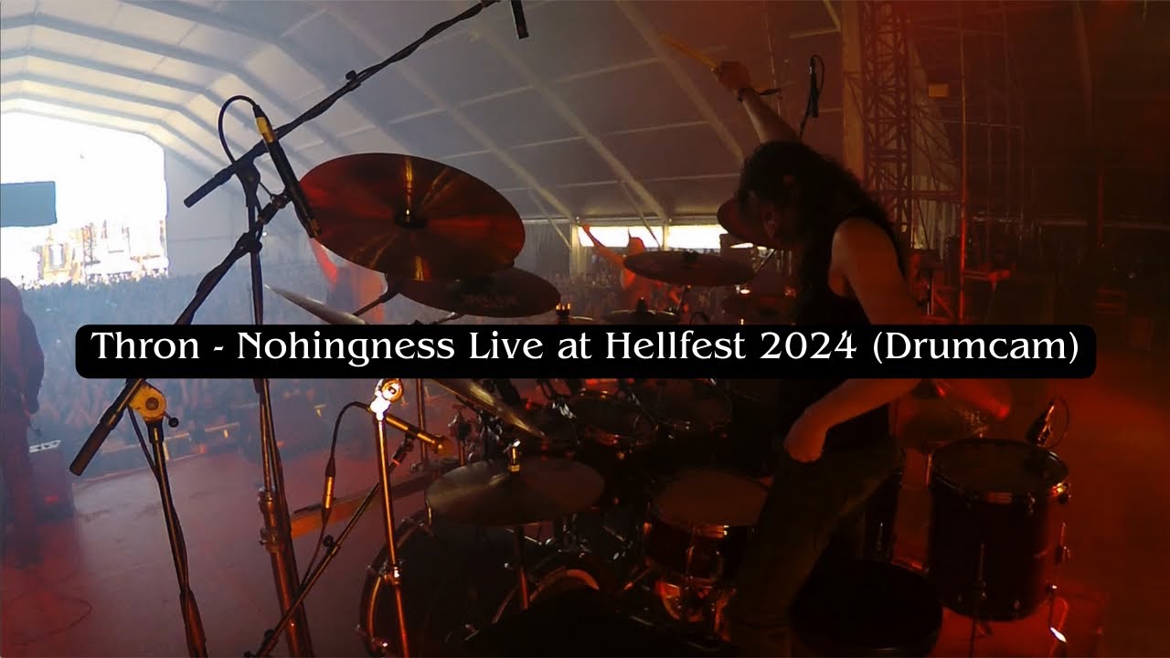 Thron - Nothingness live at Hellfest 2024 (Drumcam)