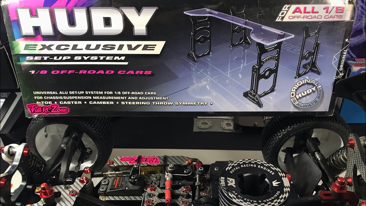 ✅ Banc de réglage Hudy pour buggy 1/8 Off Road - Set Up stand - Presentation et installation 🔥🔥🔥