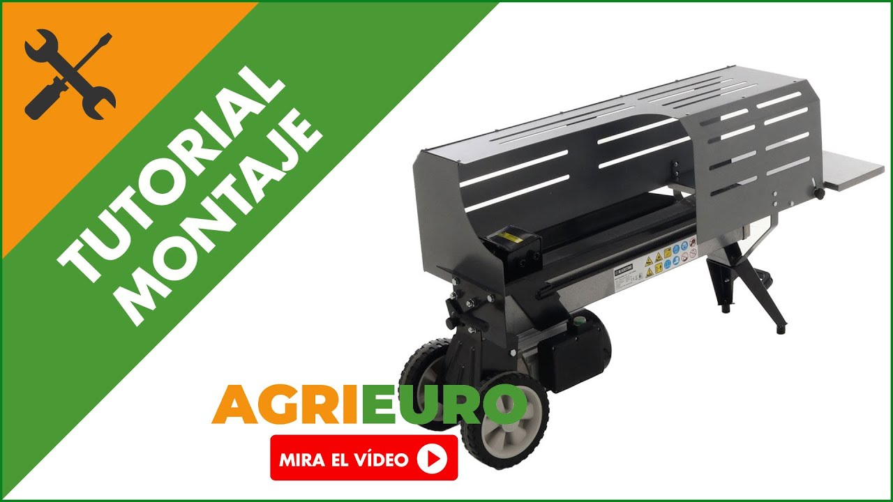 Astilladora de leña Blackstone EHL6 y EHL 7 eléctrica horizontal: montaje