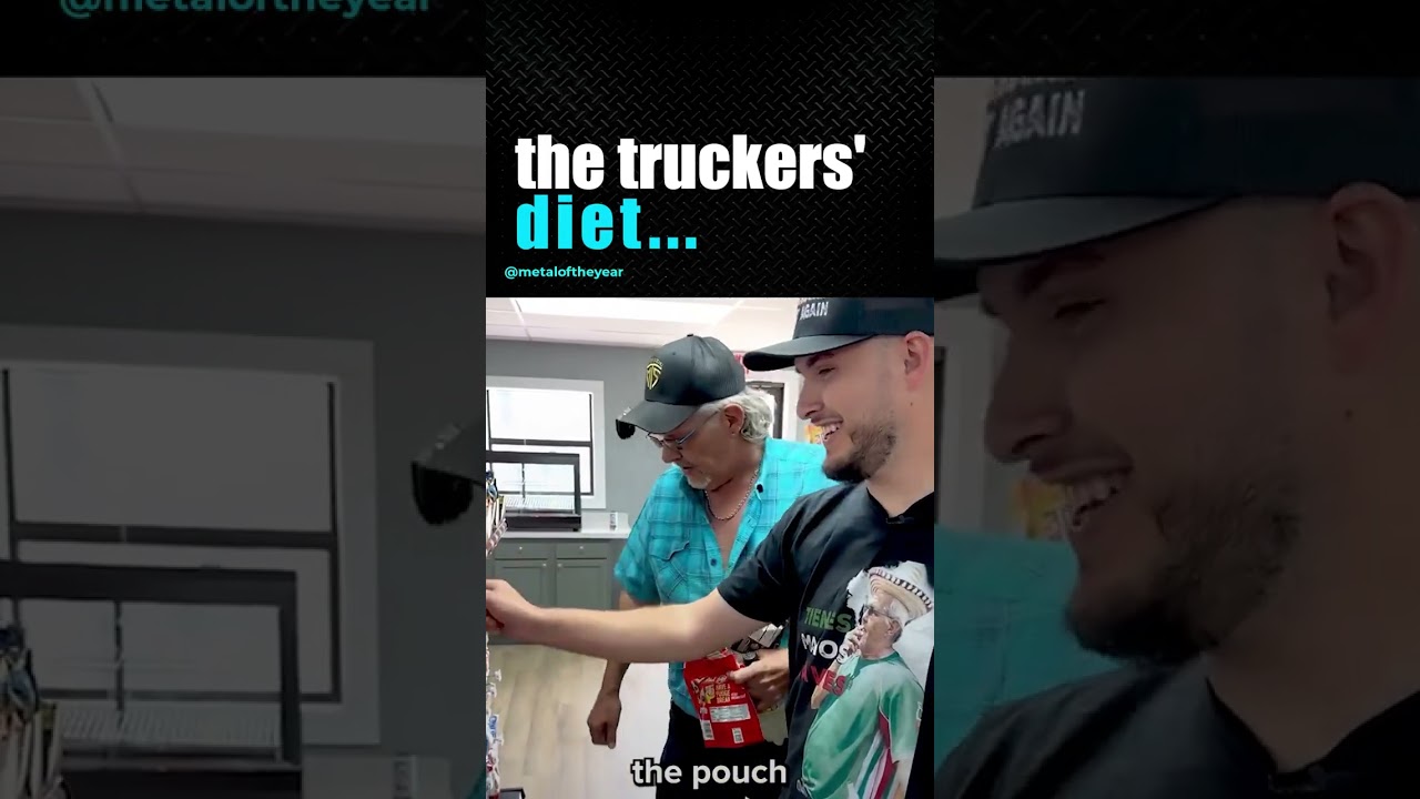 Truckers' essential diet for 1800 miles