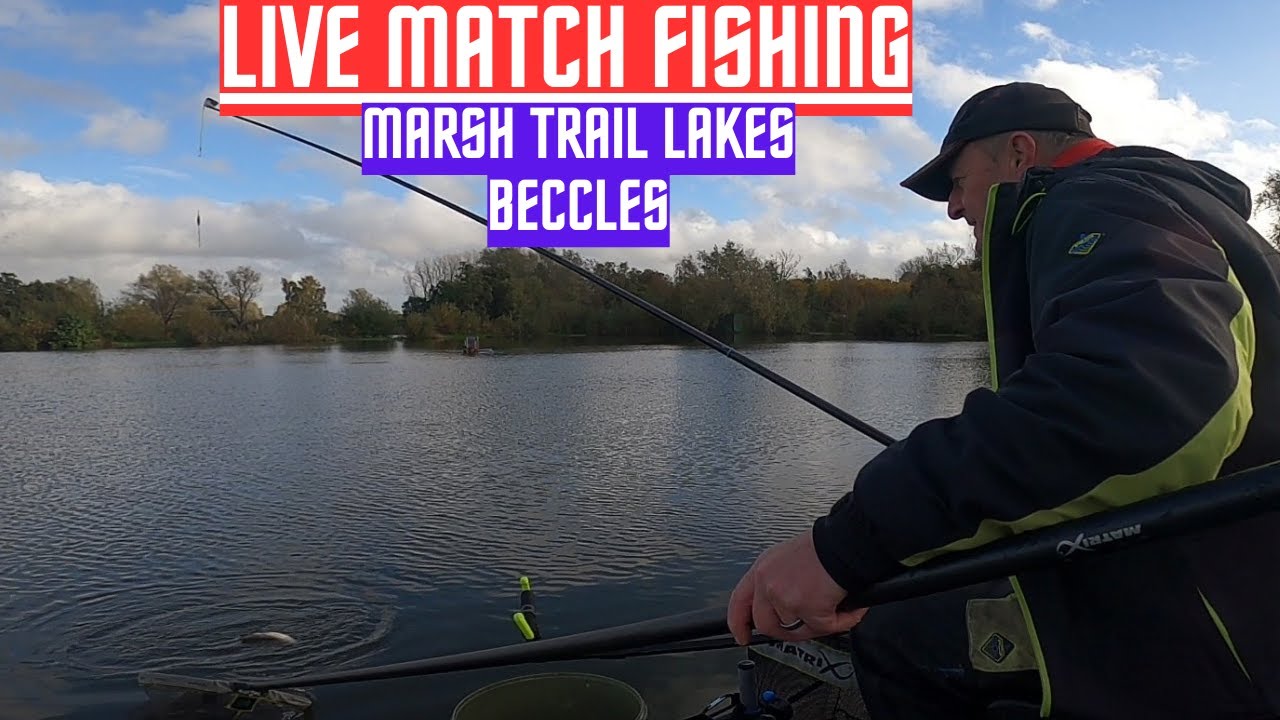 Live Match Fishing Marsh Trail Lakes Beccles, #matchfishinguk  #JamesAtkinsFishing #fjukabait