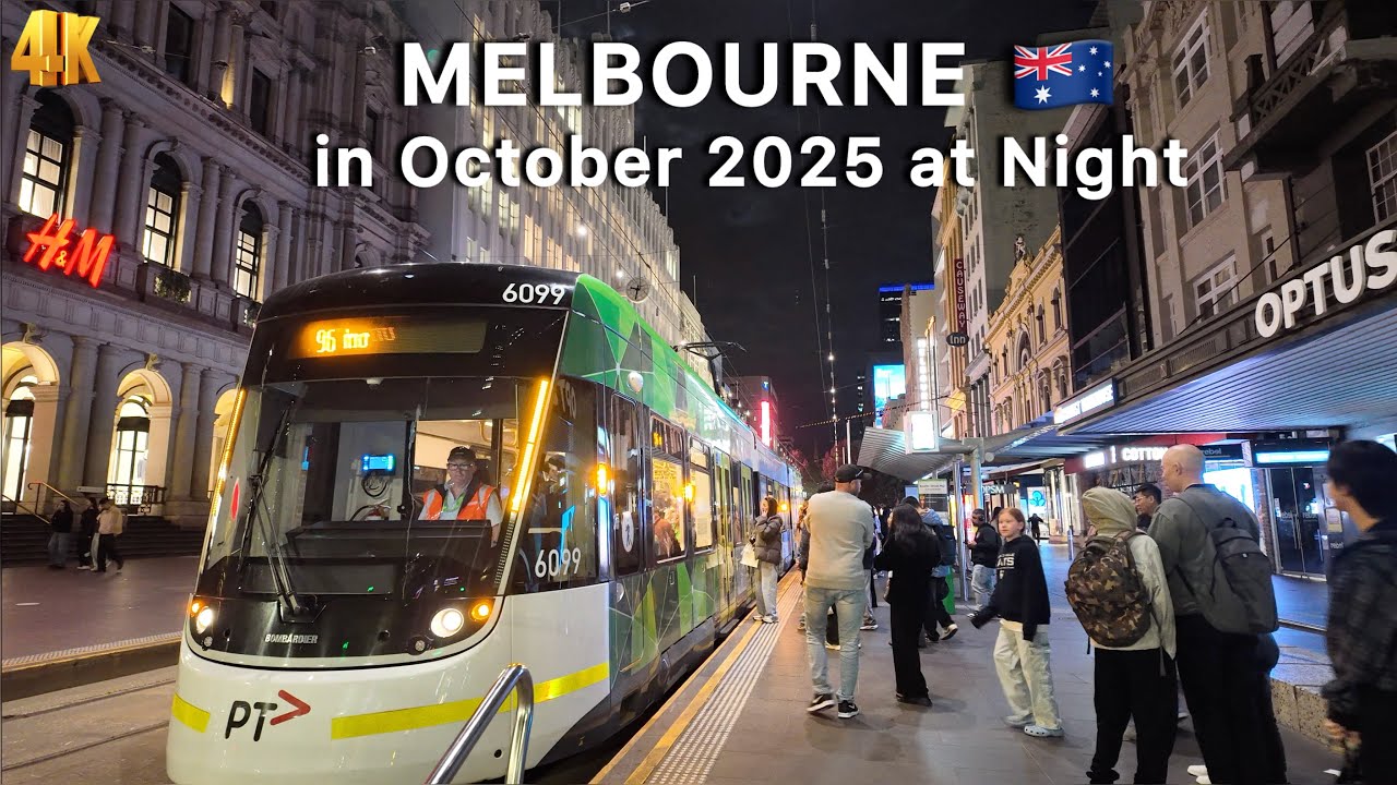 Melbourne Australia in October 2025 Spring Season 4K Video