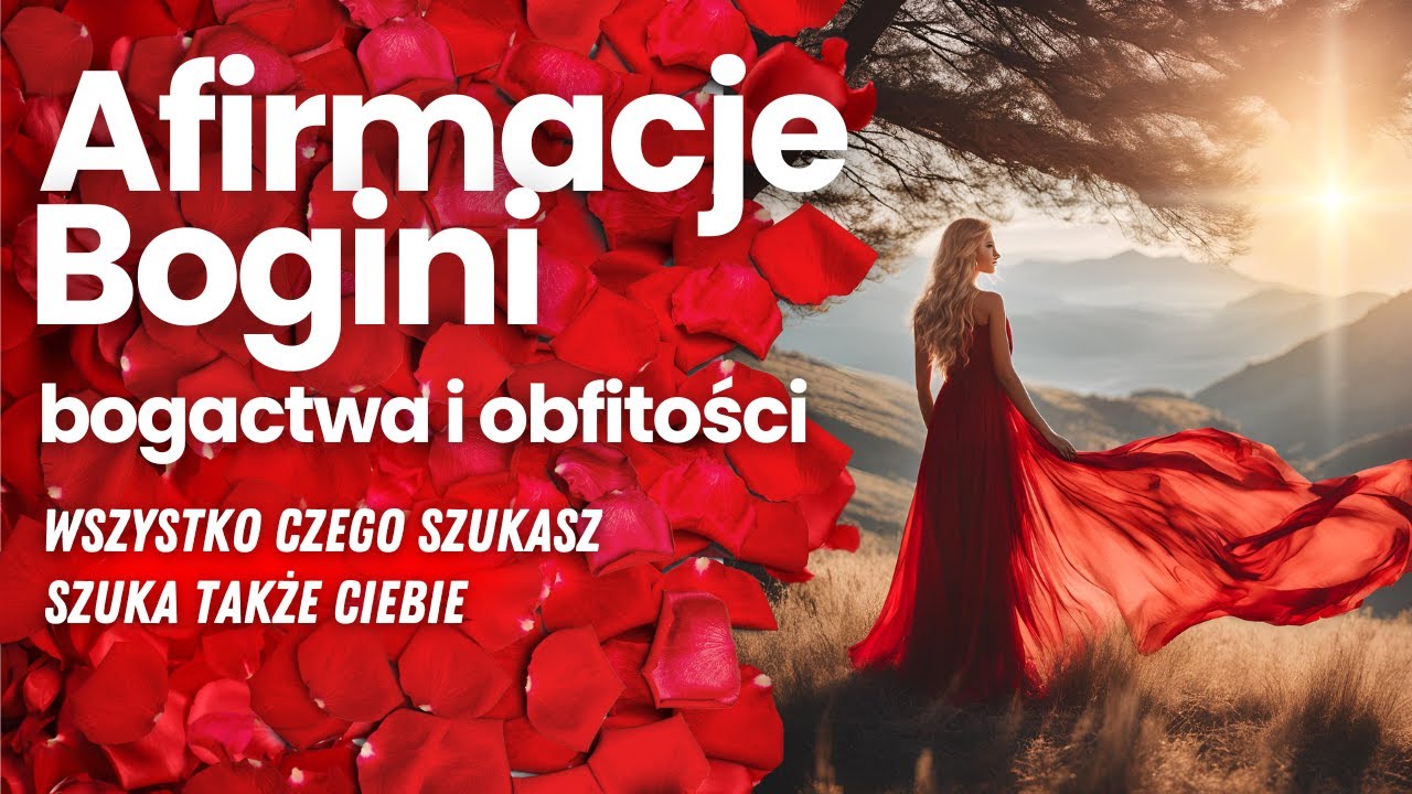 Codzienne afirmacje bogini obfitości. To czego szukasz, szuka także Ciebie, sekretem jest czucie