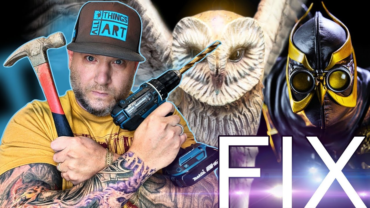 Fixing the Unfixable: Prime 1 Talon 1/3 Statue Repair | Batman Court of Owls