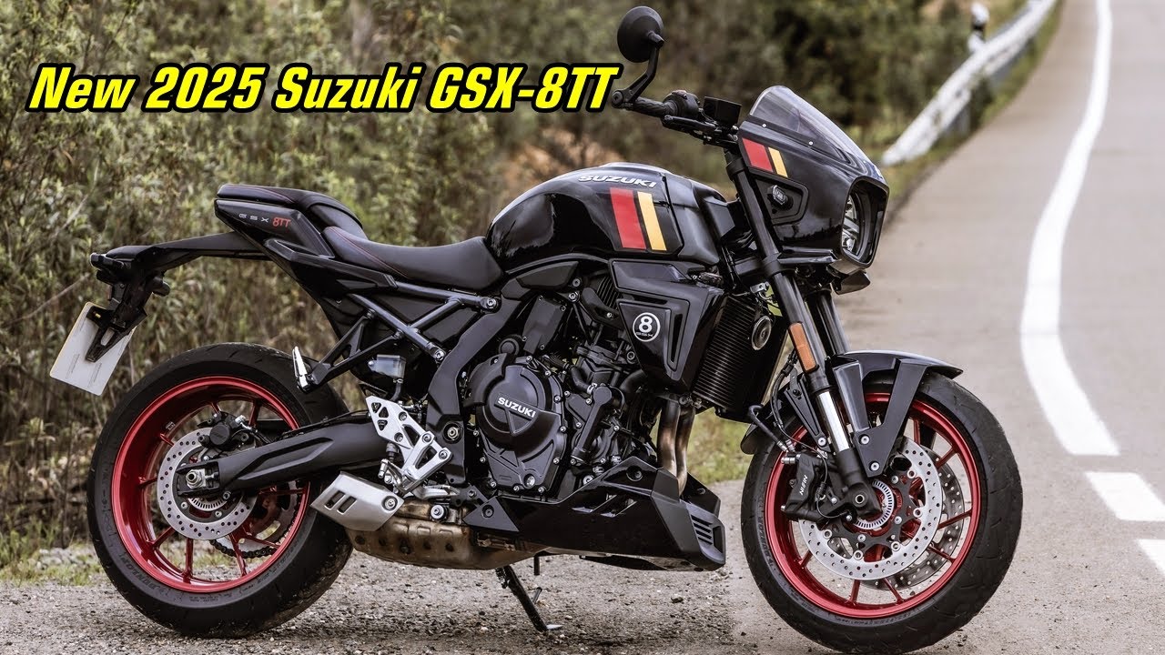 New 2025 Suzuki GSX-8TT Announced: The ULTIMATE Neo-retro Middleweight Tourer Bike!