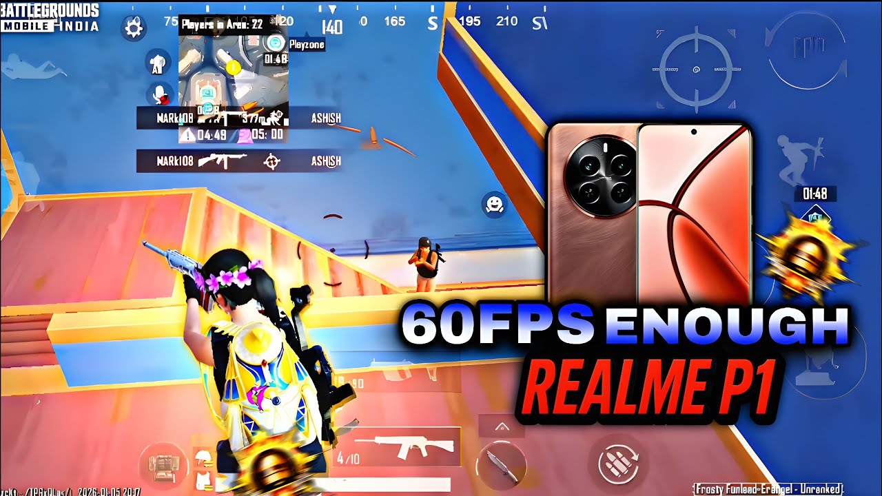 60FPS Enough? Watch This 👀 REALME P1 📱 | BGMI & PUBG | @Gokugaming09 