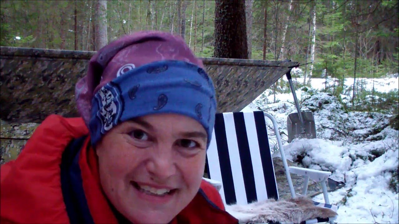 Wild camp overnighter, snow still on the ground