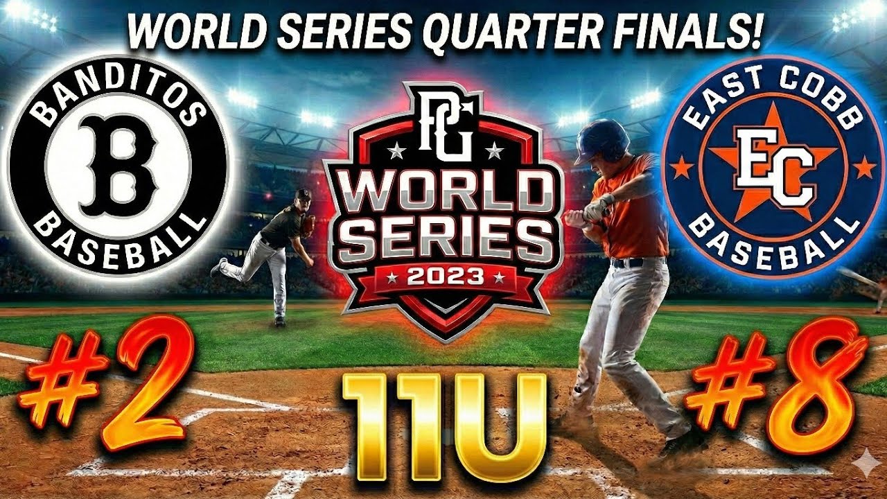 Nationally Ranked #2 Banditos Deleon vs #8 East Cobb Astros🍊 @ 11U 2023 PG World Series - Q-Finals