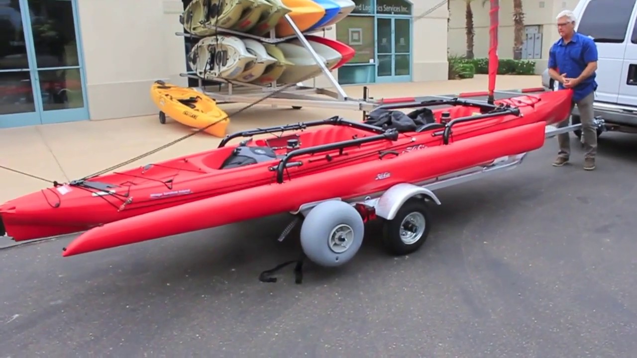 Custom Trailer for Hobie Tandem Island