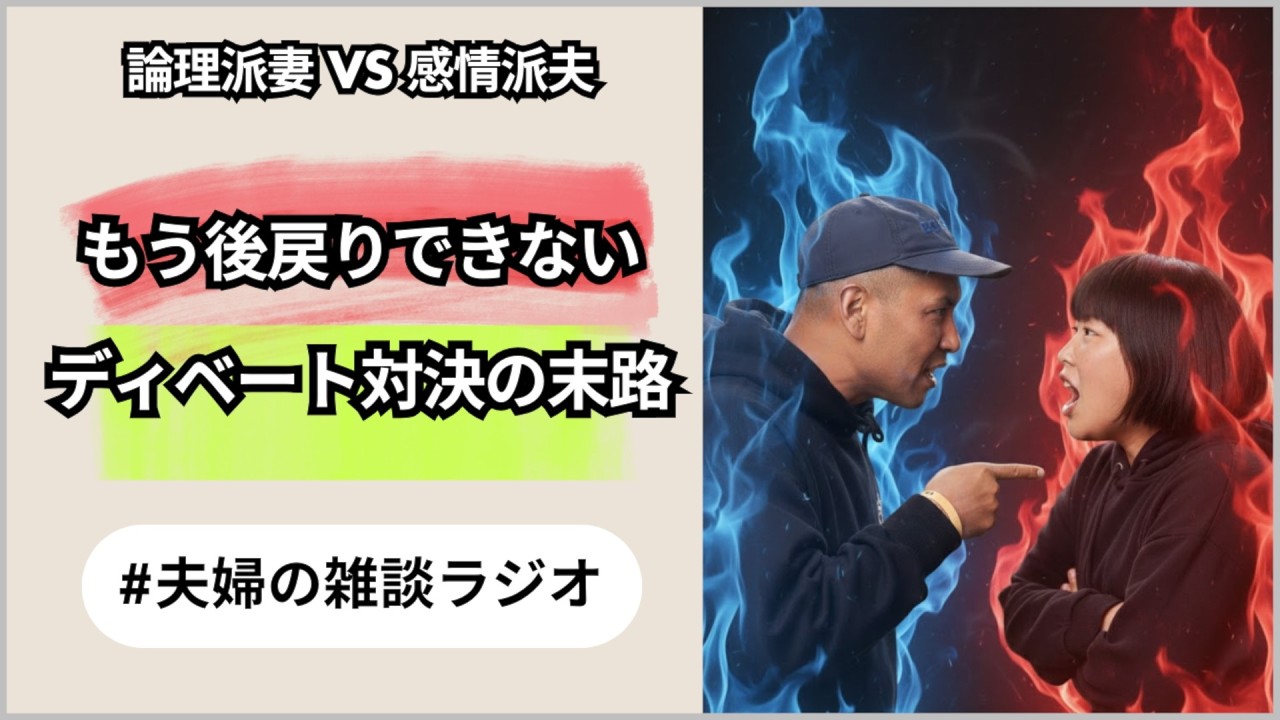 【ディベート】「男が全額払うべき？」元芸人夫婦が世の中の論争に終止符を打とうとした結果…【聞き流し】