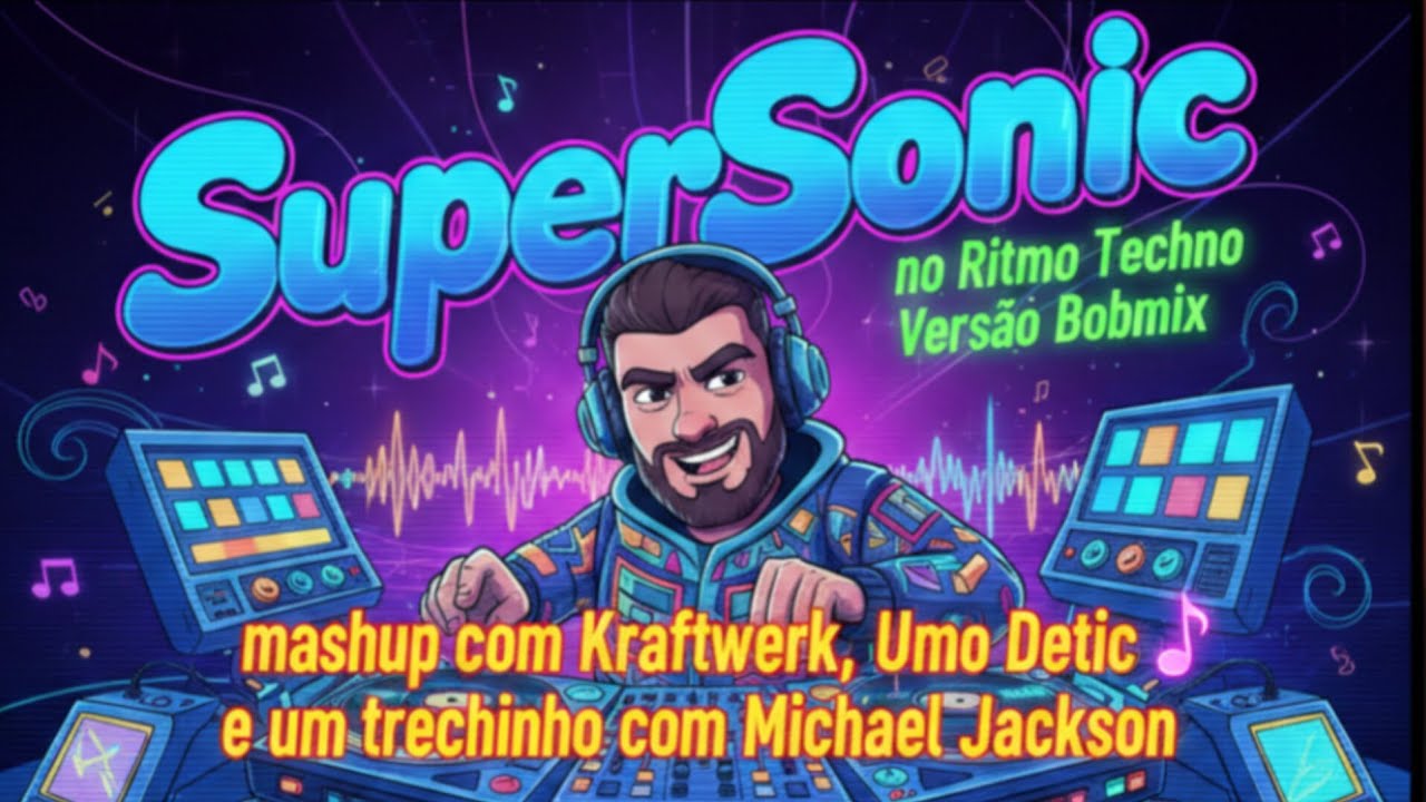 SUPERSONIC Versão TECHNO BobMix - Kraftwerk, Umo Detic + Sample 