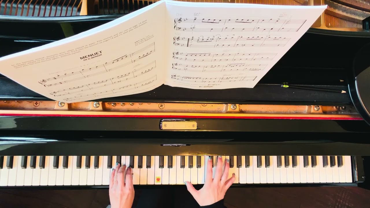 Piano with JoJo - Menuet in G minor (both hands) Play Along Practice TFMC
