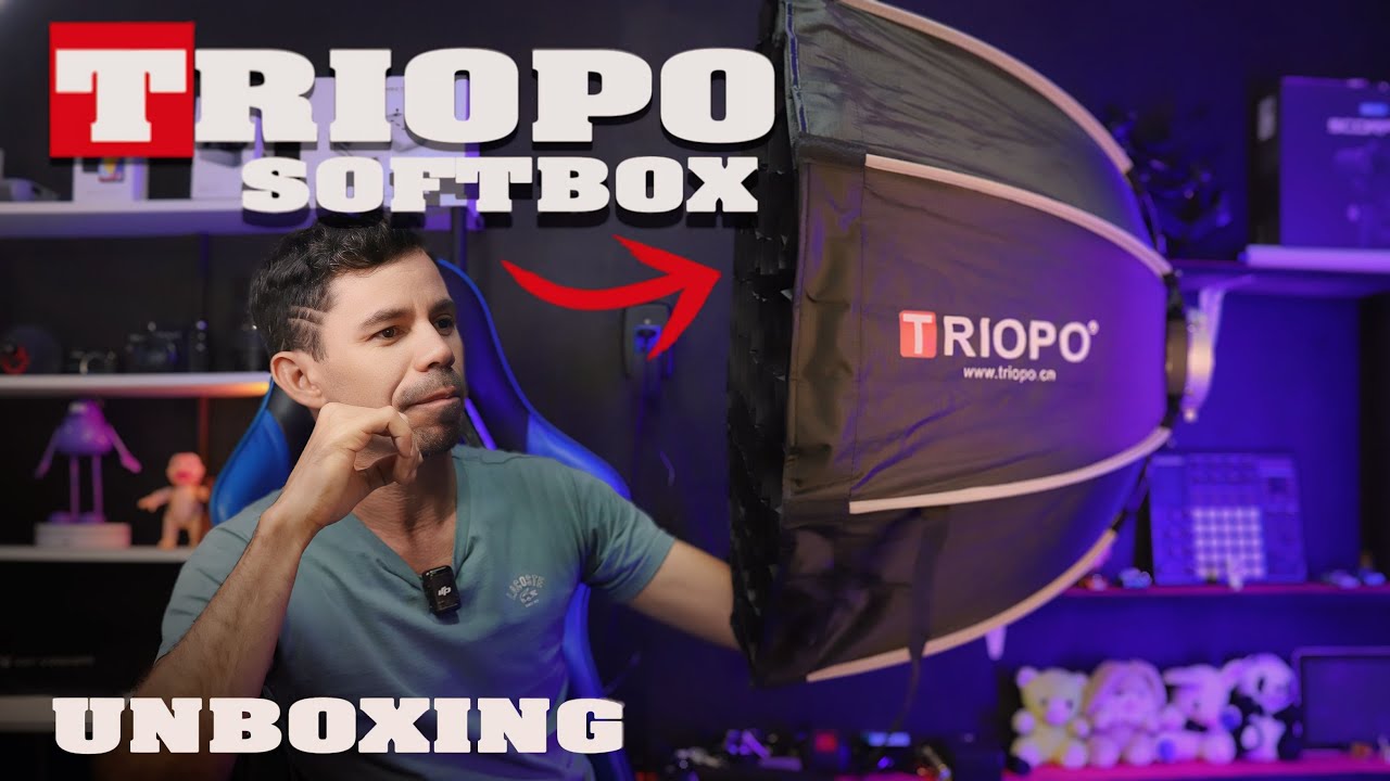 Unboxing e Montagem da Softbox Octabox Triopo 65cm: O Guia Completo para Iniciantes! 🎥✨