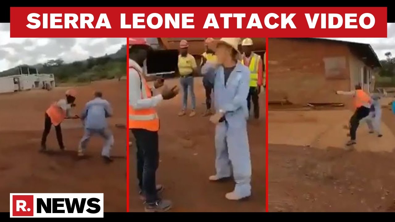 Chinese Official Viciously Attacks African Staff In Sierra Leone; Viral Video Condemned