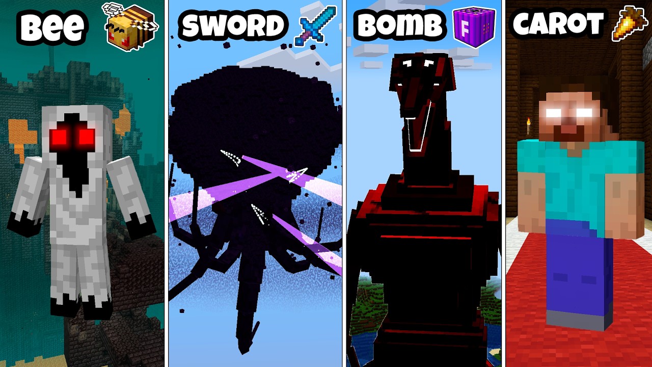 All Weaknesses of Bosses - Bloodbath,Wither Storm,Herobrine,Entity303,Ferrous....