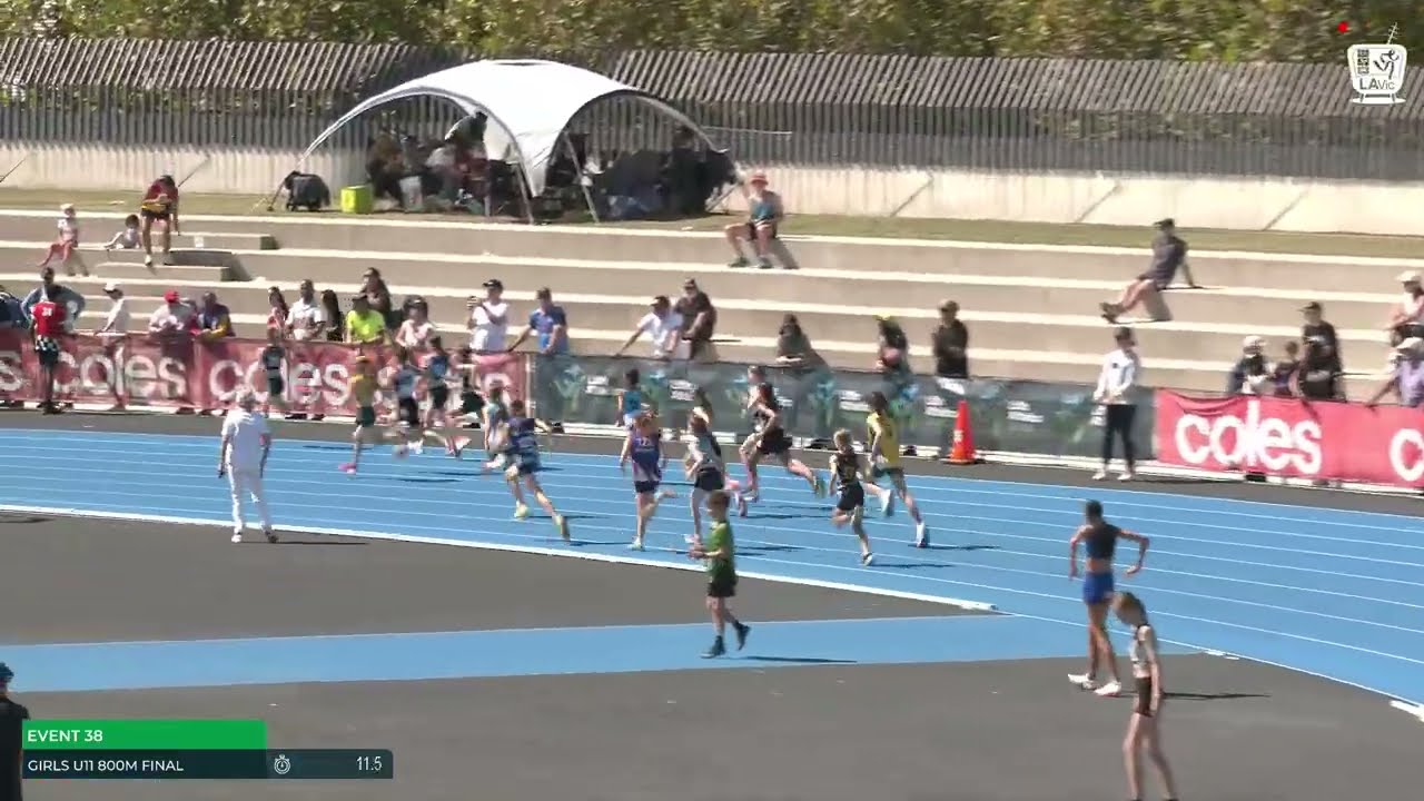 Girls U11 800m Final: 2022/23 State Track and Field Championships
