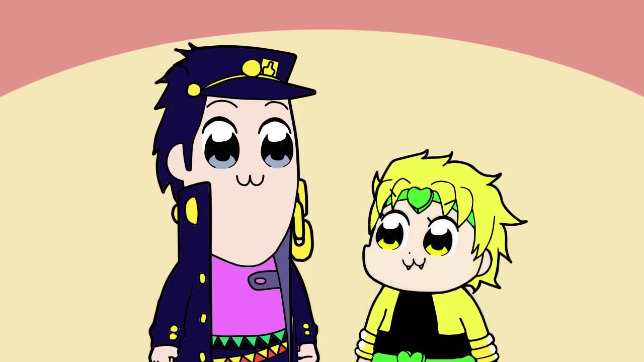 Poputepipikku and JoJo (Pop Team Epic)