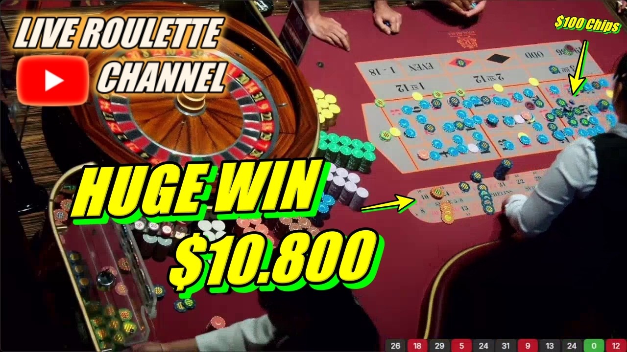 🔴LIVE ROULETTE | 🚨 HUGE WIN 💲10.800 In Las Vegas Casino 🎰 $100 Chips Bets Exclusive ✅ 2026-06-12