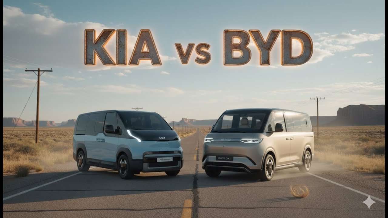 Kia VS BYD. ¿Quién ganará la batalla asiática? ✔ #campervan #kiapv5