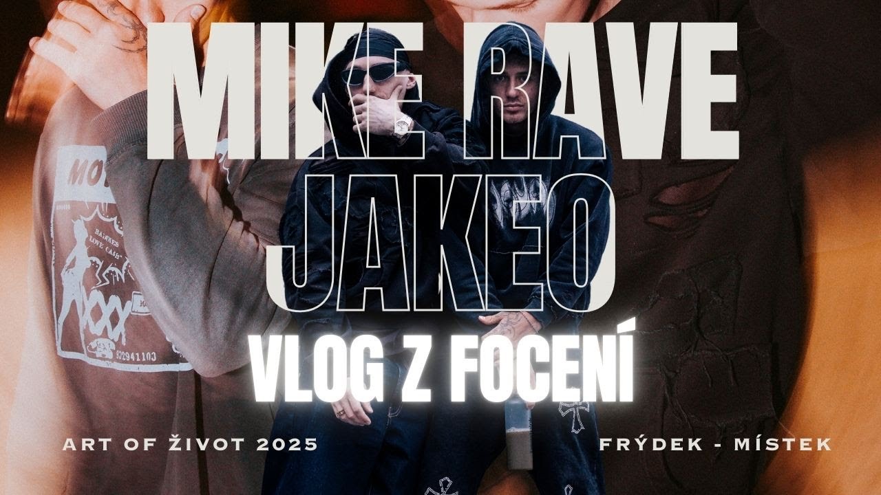 Focení MIKE RAVE & JAKEO a show na ArtOfŽivot 🎤📸 | Vlog