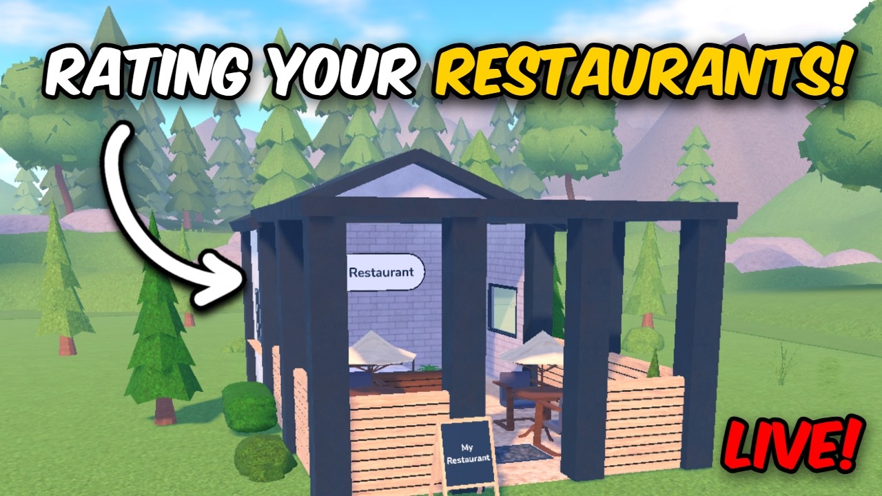 Rating Your Restaurants in Restaurant Tycoon 3 - ROBLOX LIVE