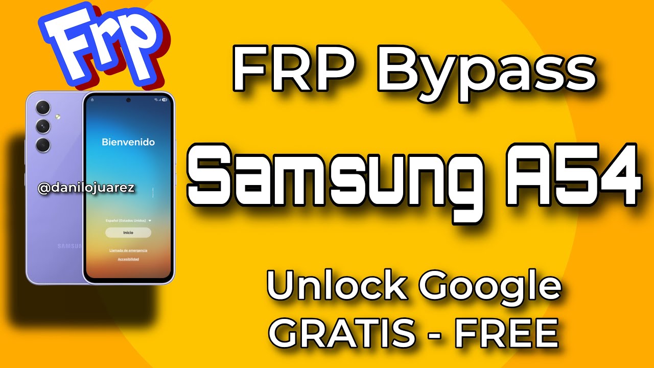 Samsung A54 FRP Bypass Android 16 / 15 | Сброс Google Аккаунта