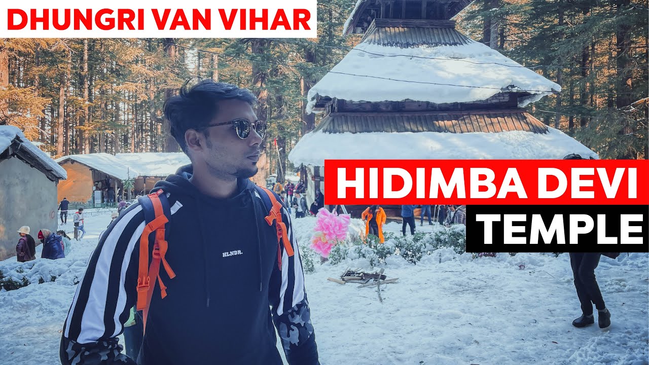 Hidimba Devi Temple | Dhungri Van Vihar | Cars Sliding on SNOW 🥶 | Manali Ep 3 EscapewithRavi
