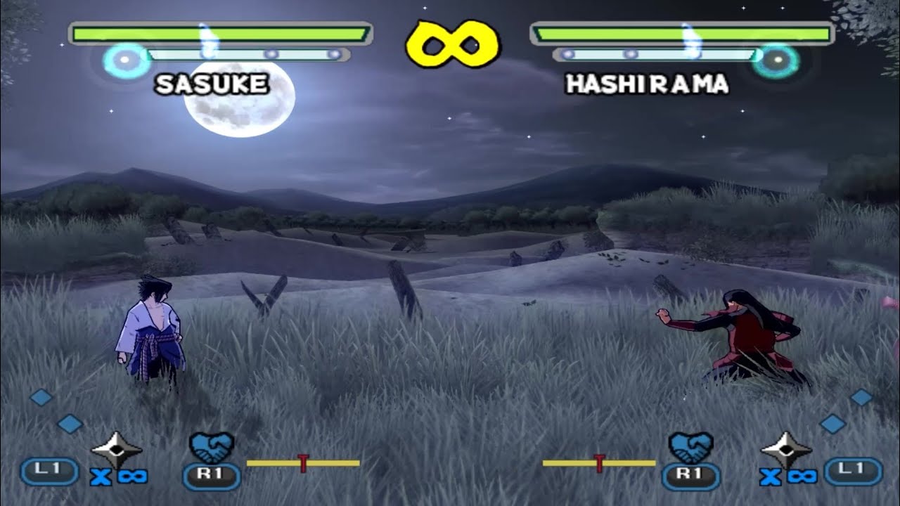 Sasuke Vs Hashirama - Naruto Shippuden: Ultimate Ninja 5 Mod (PS2)