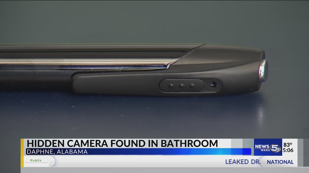 Hidden camera found in bathroom