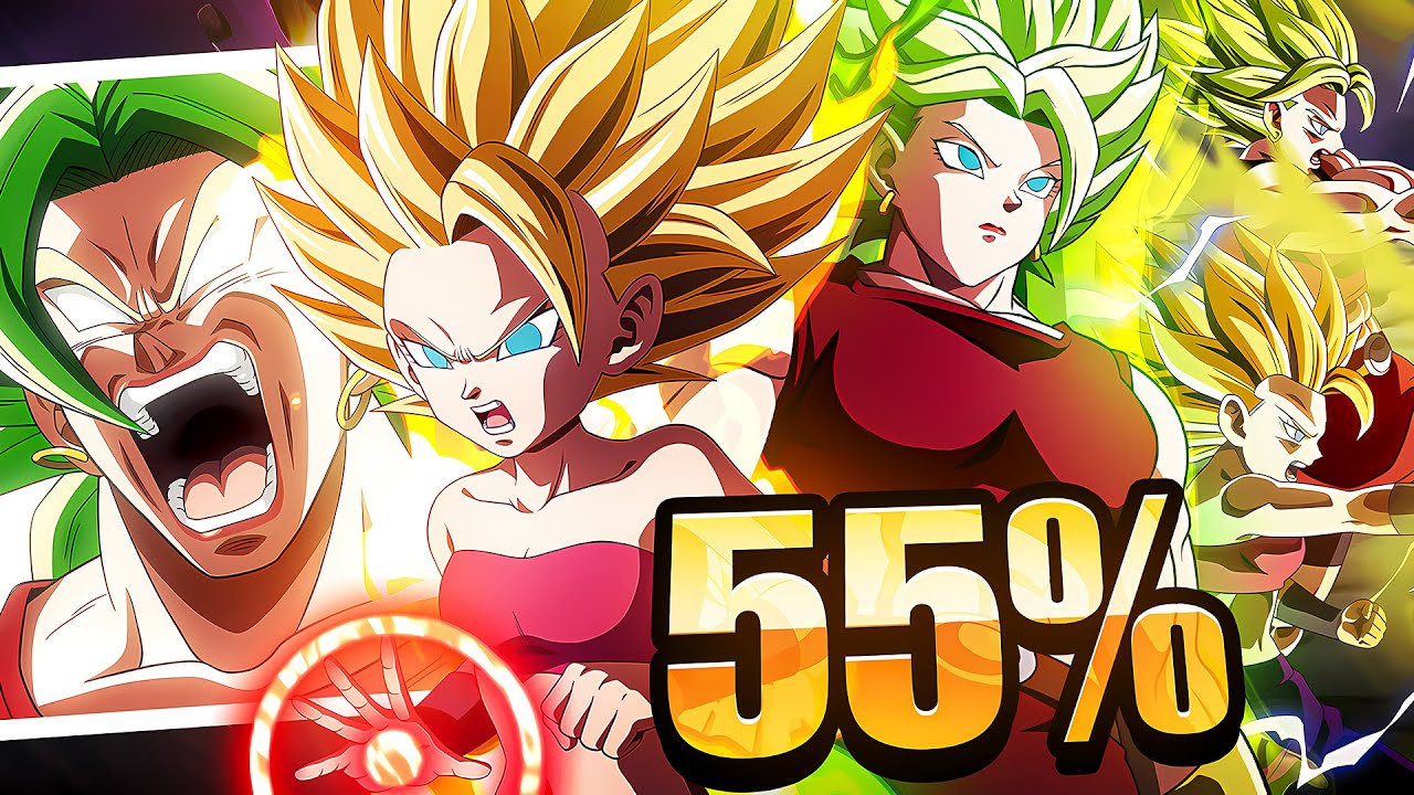 HOW GOOD IS LR PHY SSJ2 KALE CAULIFLA w/ ONE COPY?! 55% First Look | Dragon Ball Z Dokkan Battle