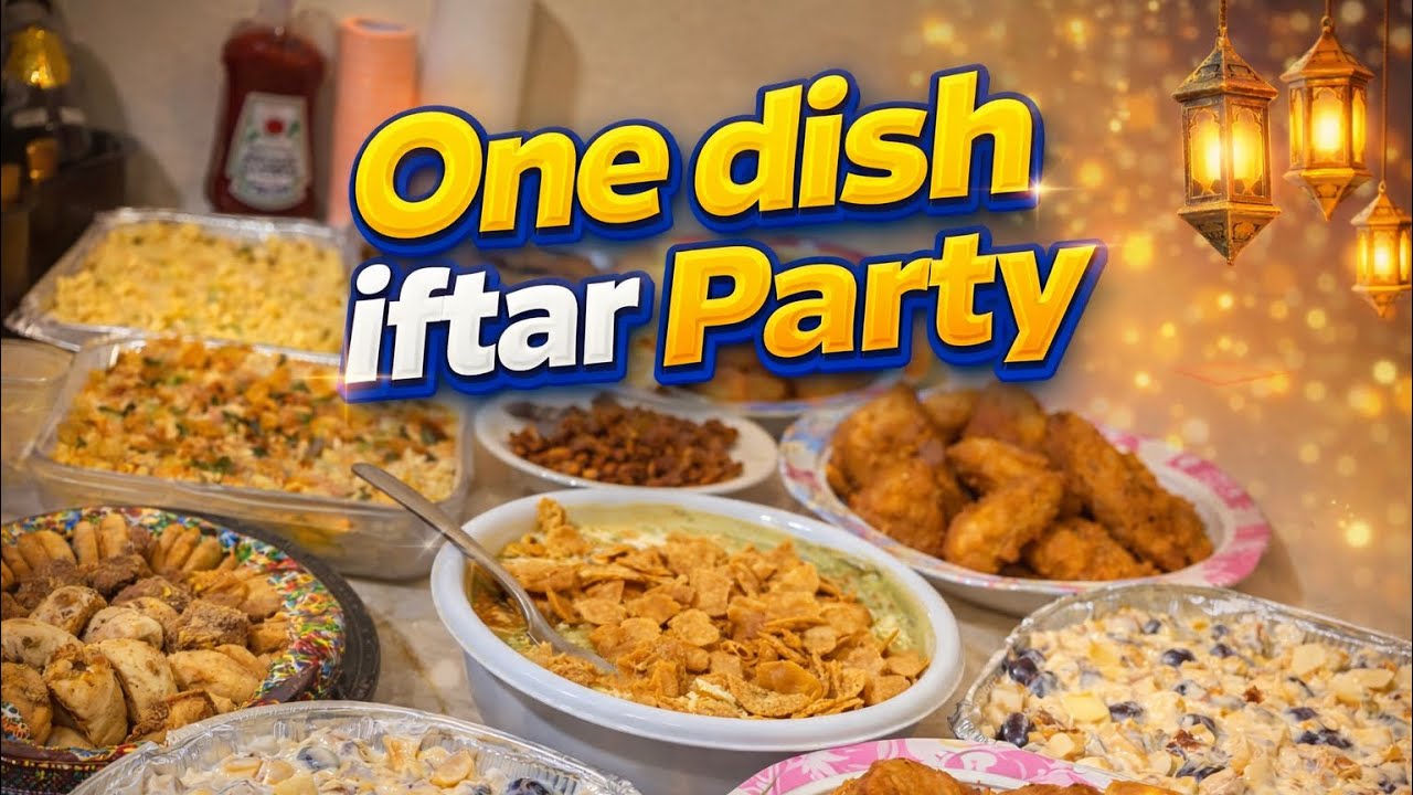 One Dish Iftar Party 🇸🇦 | Ramadan 2026 in Saudi Arabia | Postdoc Friends Gathering 🌙✨