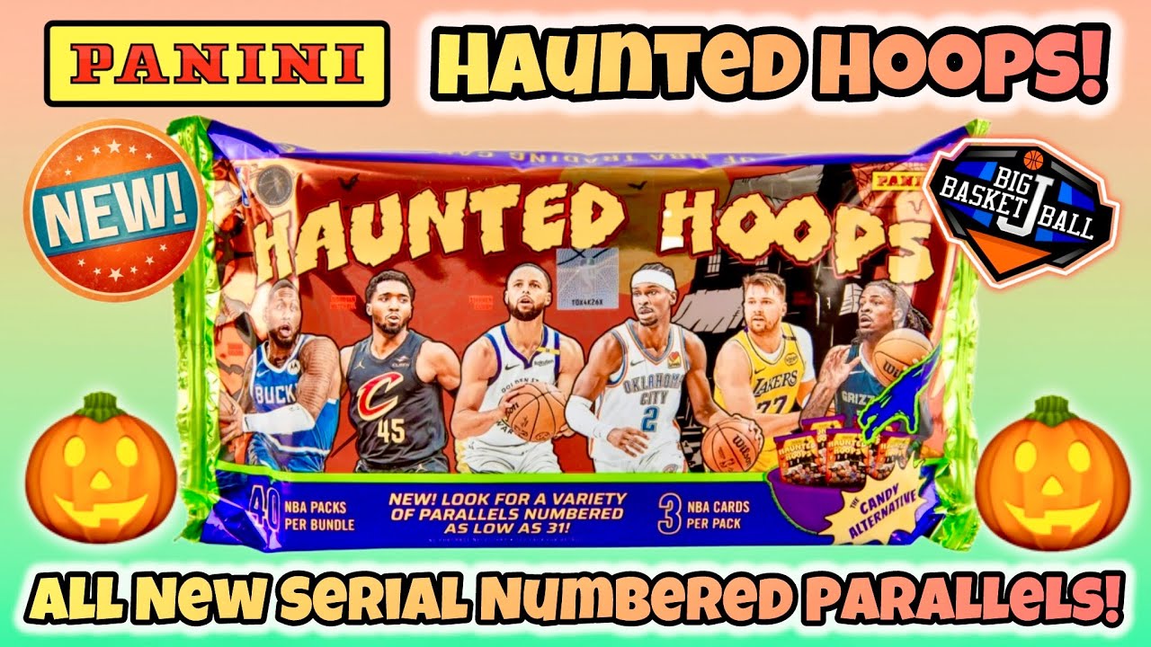 *FIRST LOOK!* 2024-25 Panini Haunted Hoops Box Break! 🎃 New Hits Including Serial #’d Parallels!