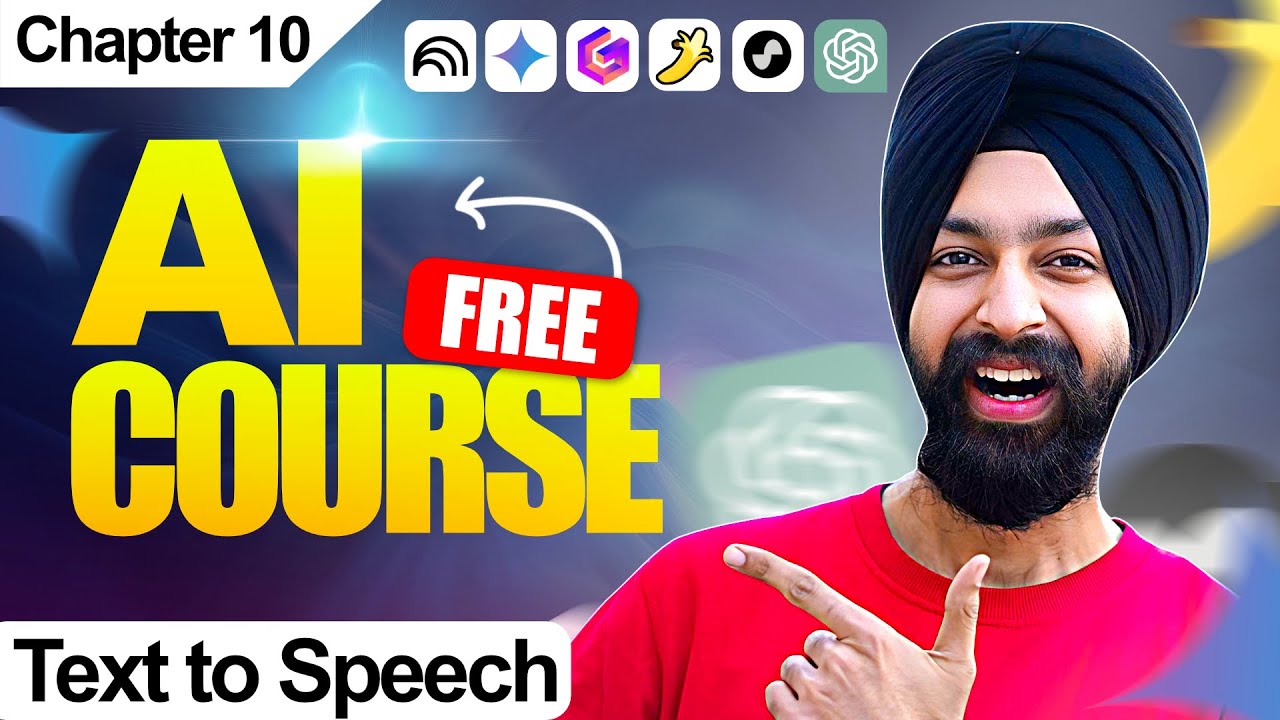Free AI COURSE for Beginners &ndash; Class 10 - AI Voice - Explained Easy #course #ai