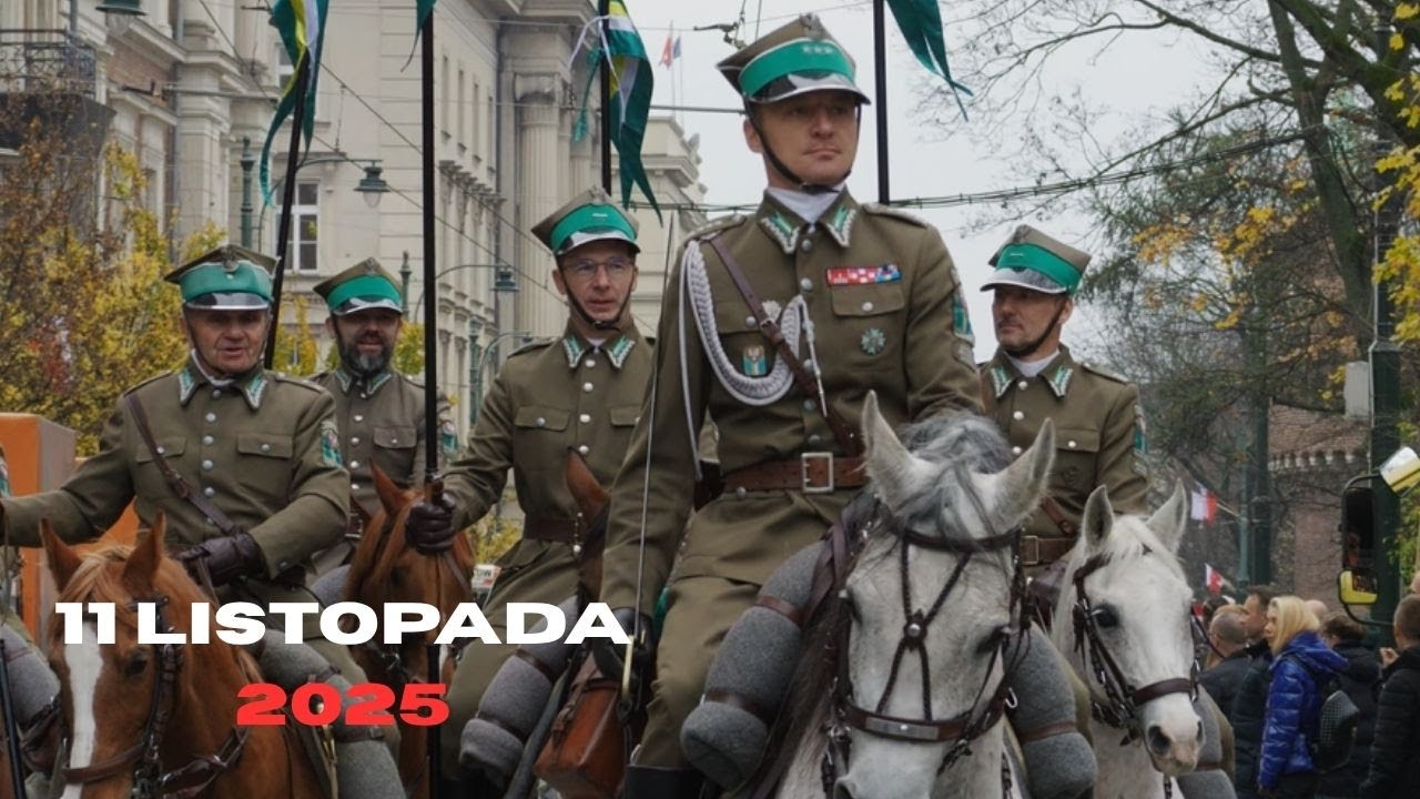Krak&oacute;w - Defilada z okazji Narodowego Święta Niepodległości, 11 listopada 2025