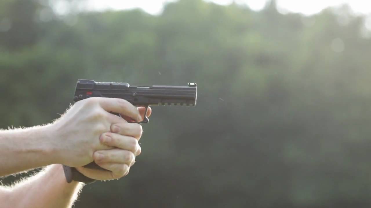 Rapid fire with Kel-tec PMR30 pistol